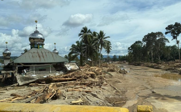 BNPB Pantau Banjir di Tapanuli Tengah
